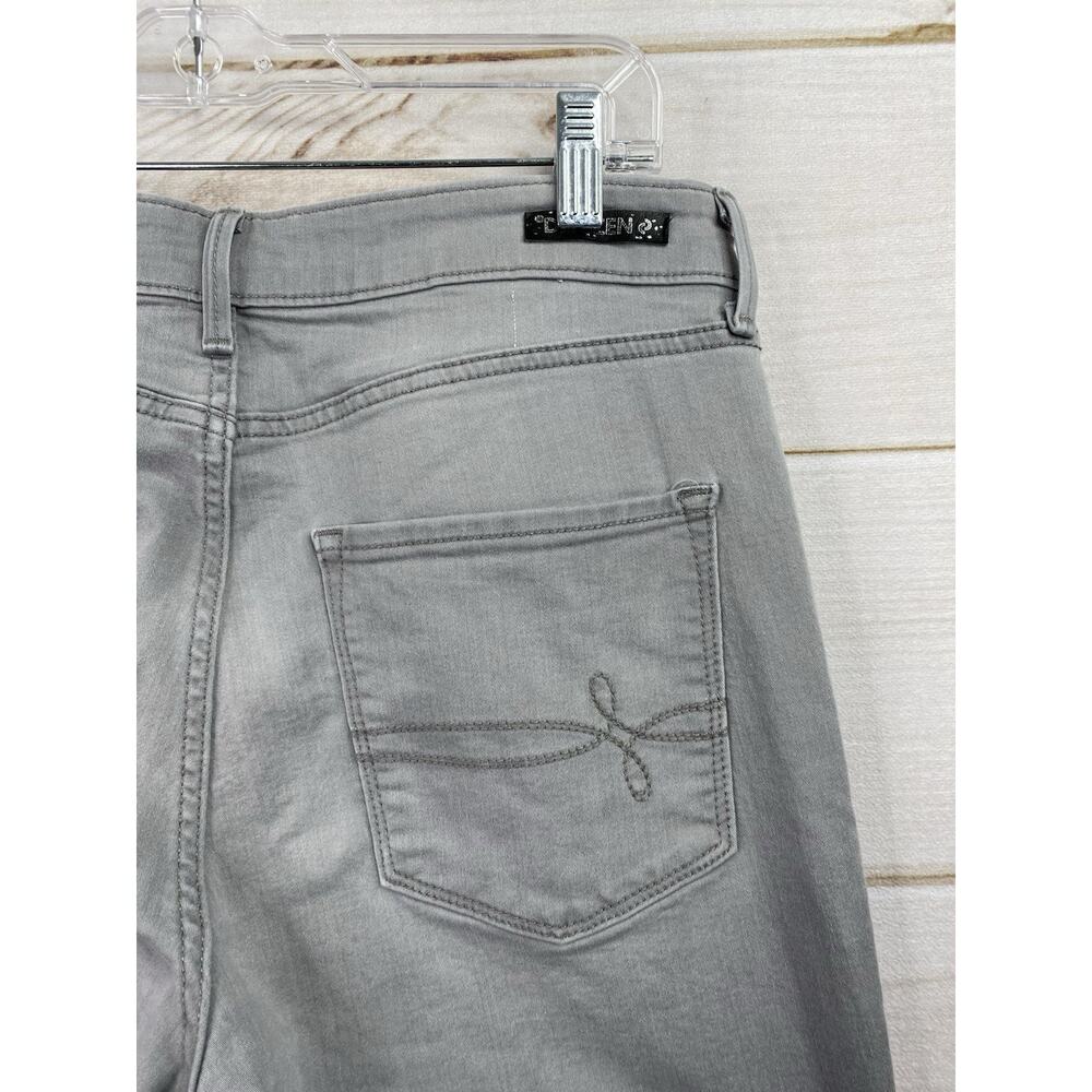Denizen From Levi's Jeans Sz 10 W 30 High Rise Zip Ankle Skinny Gray Stretch - Picture 10 of 12